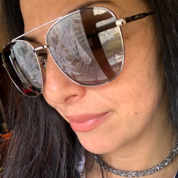 Gucci Other - Authentic GUCCI 61 Aviator Metal silver sunglasses